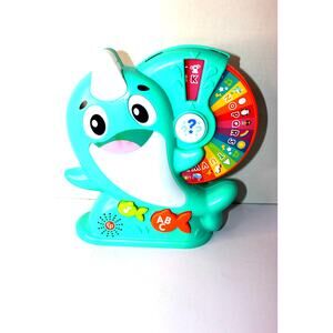 Fisher-Price Linkimals Toddler Toy Learning Narwhal with Interactive Lights